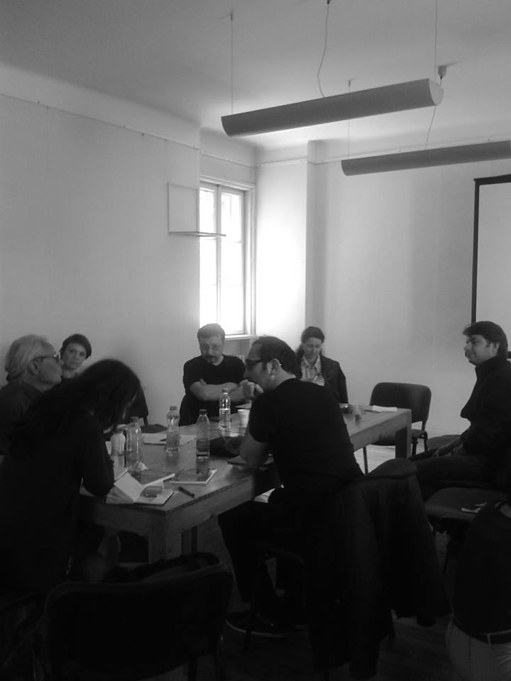 EURODRAM-Mitglieder bei der Arbeit im 